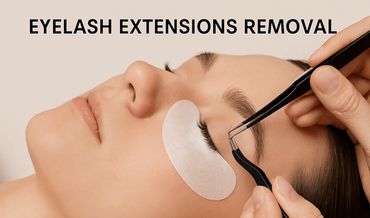 eyelash extensions removal