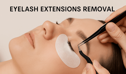 eyelash extensions removal