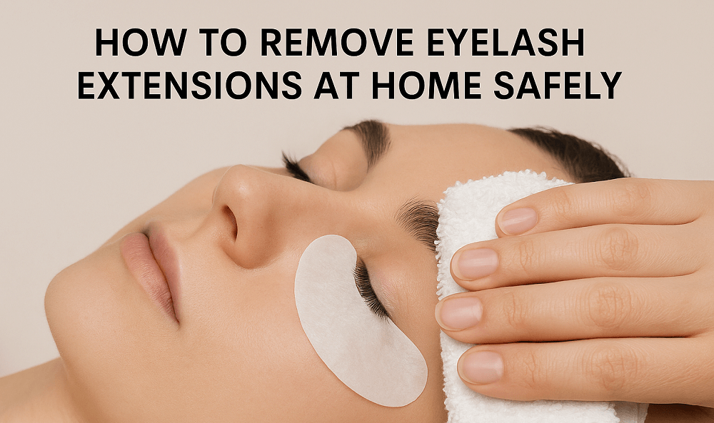 How to Remove Eyelash Extensions at Home Safely