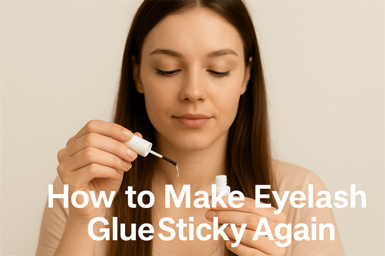 How to Make Eyelash Glue Sticky Again