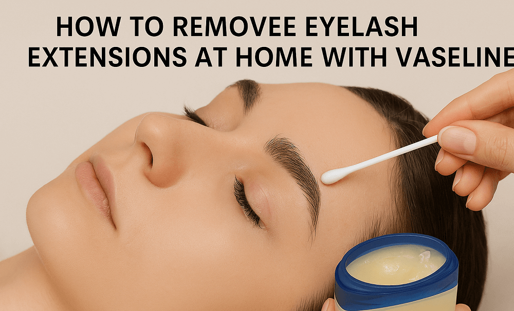 How to Remove Eyelash Extensions at Home with Vaseline